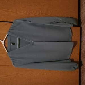 Teal long sleeve, dress shirt. Shein - size medium (6)